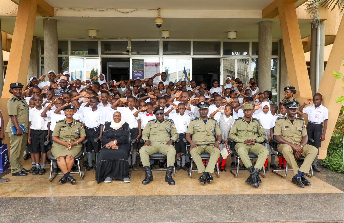 Sir Apollo Kaggwa Primary School Kisaasi Pupils Gain Inspiring Insights During Educational Visit to Police Headquarters